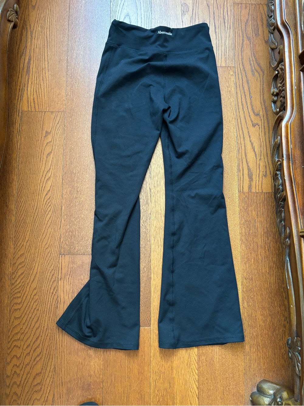 Abercrombie & Fitch Black Flared Yoga Pants